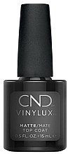 Парфумерія, косметика Матовий закріплювач для лаку - CND Vinylux Matte Top Coat