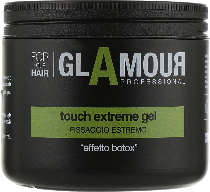 Гель для волос "Экстремальная фиксация" с эффектом ботокса - Erreelle Italia Glamour Professional Gel Touch Extreme Effetto Botox