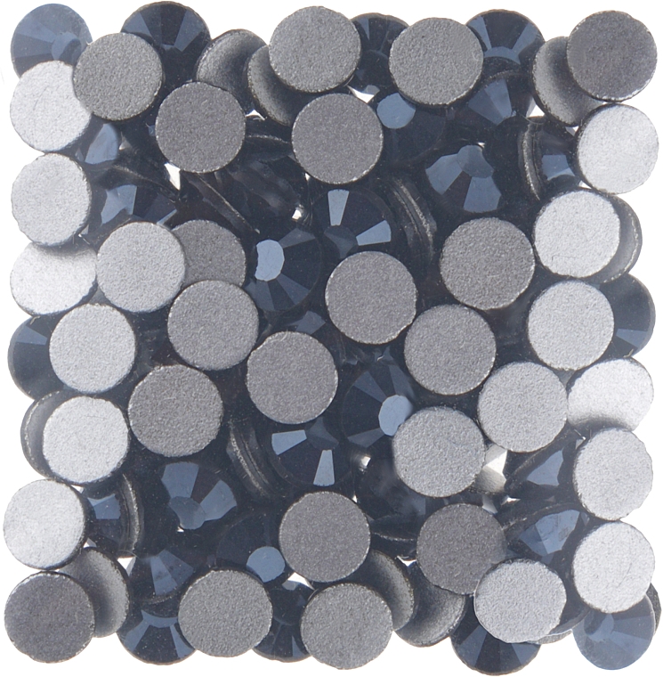 Декоративні кристали для нігтів "Jet Satin", розмір SS 12, 100 шт. - Kodi Professional — фото N1