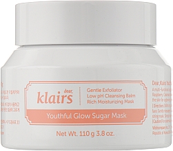 Парфумерія, косметика Цукрова маска-скраб для сяйва шкіри - Klairs Youthful Glow Sugar Mask