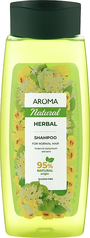 Шампунь для волосся "Трав'яний" - Aroma Natural Herbal Shampoo — фото N1