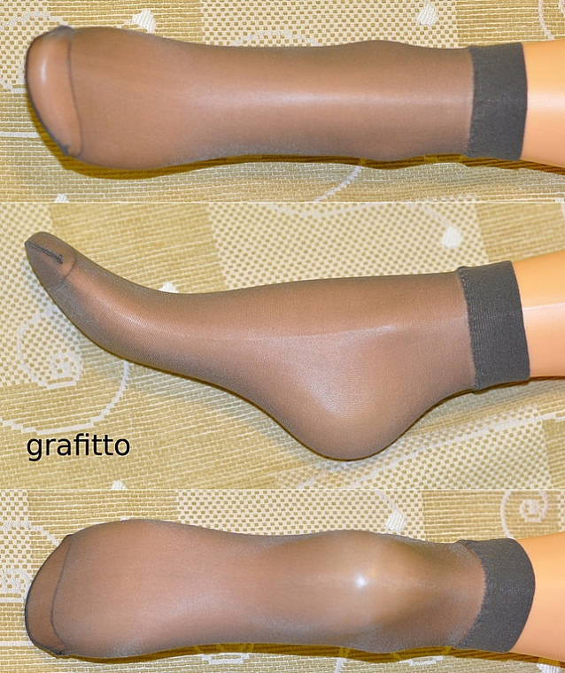 Шкарпетки жіночі "Bella" 20 Den, grafitto - Veneziana — фото N2