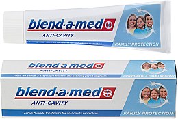 Духи, Парфюмерия, косметика Зубная паста "Анти-кариес" для всей семьи - Blend-a-med Anti-Cavity Family Protect Toothpaste