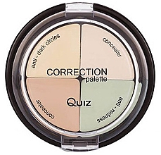 Палетка корректоров для лица - Quiz Cosmetics Correction Palette — фото N1