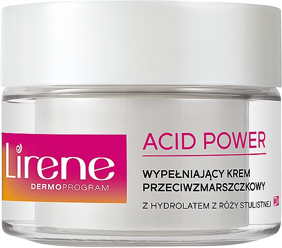 Крем от морщин с гидролатом розы - Lirene Acid Power Anti-Wrinkle Cream — фото N2