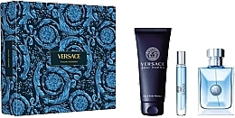 Парфумерія, косметика Versace Pour Homme - Набір (edt/100ml + sh/gel/150ml + edt/10ml)