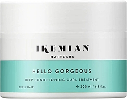 Парфумерія, косметика Маска для волосся - Ikemian Hair Care Hello Gorgeous Deep Conditioning Curl Treatment