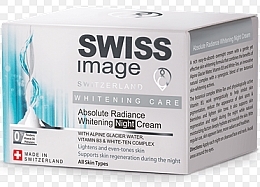 Парфумерія, косметика Нічний крем для обличчя - Swiss Image Whitening Care Absolute Radiance Whitening Night Cream