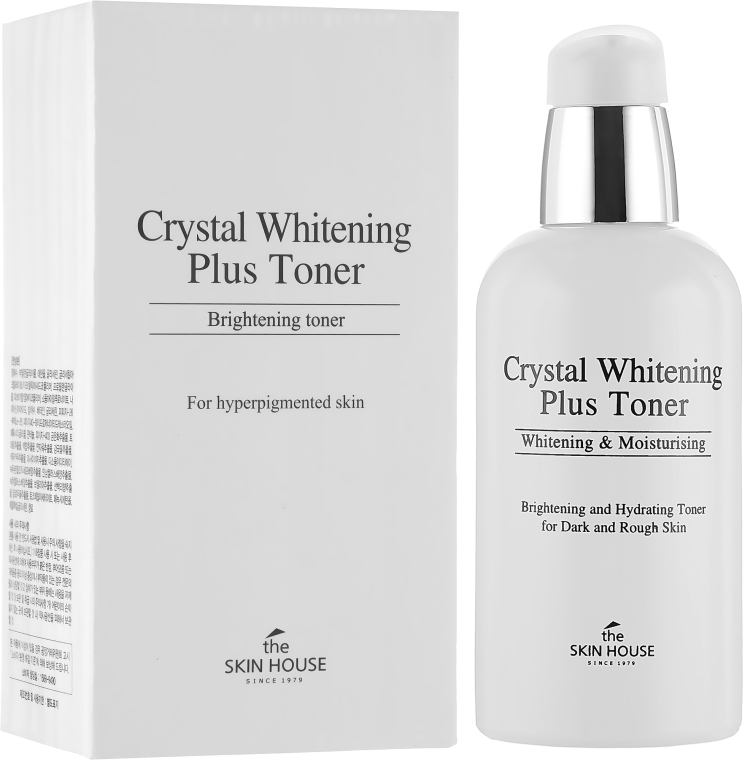 Тоник осветляющий против пигментации кожи лица - The Skin House Crystal Whitening Plus Toner