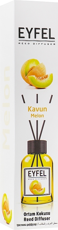 ПОДАРОК! Аромадиффузор "Дыня" - Eyfel Perfume Reed Diffuser Melon — фото N1