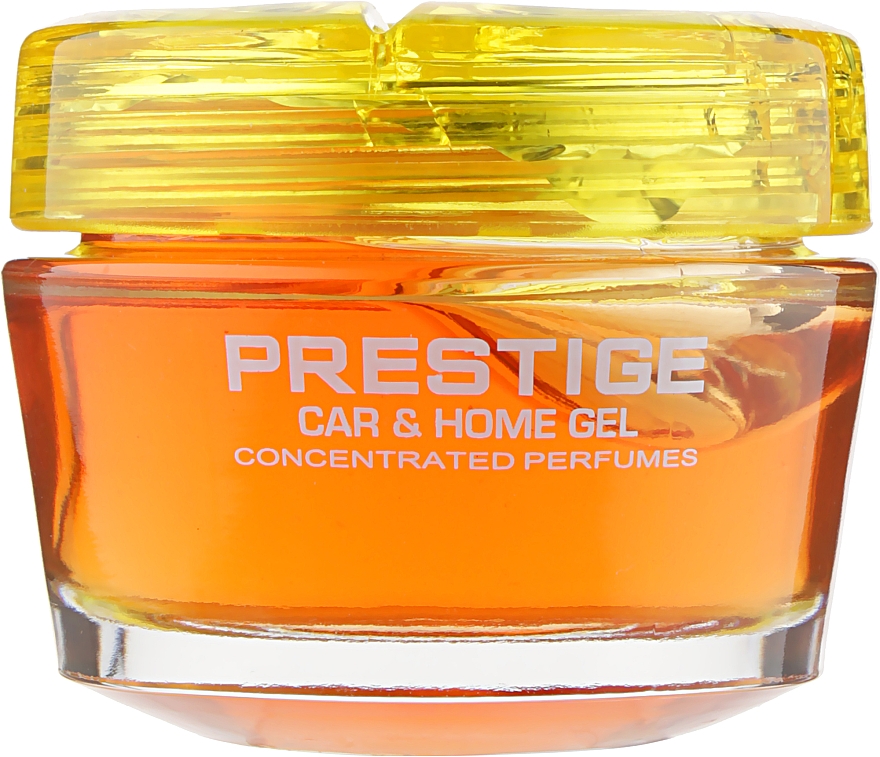 Ароматизатор гелевий для авто "Холодний персиковий чай" - Tasotti Gel Prestige Ice Tea Peach — фото N1