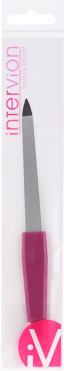 Пилочка для ногтей с триммером, фиолетовая - Inter-Vion — фото N1