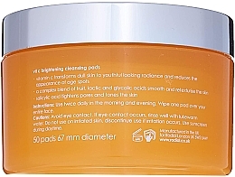 Очищувальні пади для обличчя - Rodial Pure Vitamin C Formulated Brightening Cleansing Pad — фото N2