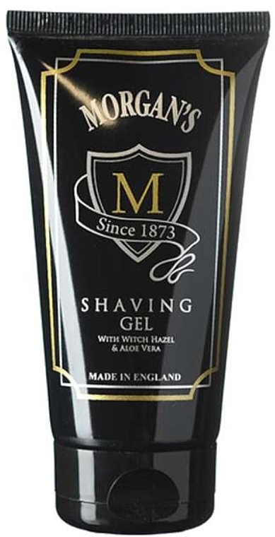 Гель для гоління - Morgan's Shaving Gel with Witch Hazel and Aloe Vera — фото N1