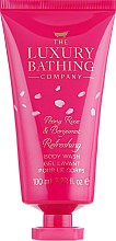 Набір - Grace Cole The Luxury Bathing Peony, Rose & Bergamot (sh/gel/100ml + b/cr/50ml + bag + sponge) — фото N5