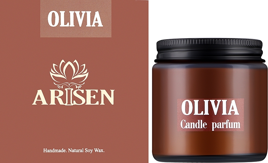 Свеча парфюмированная "Olivia" - Arisen Candle Parfum — фото N2