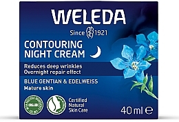 Крем-контур нічний "Блакитна Джентіана та Едельвейс альпійський" - Weleda — фото N2