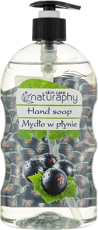 Рідке мило для рук, смородина і алое вера - Bluxcosmetics Naturaphy Hand Soap — фото N1