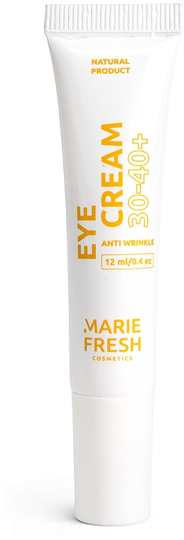 Крем для повік проти зморшок 30-40+ - Marie Fresh Cosmetics Eye Cream — фото N1