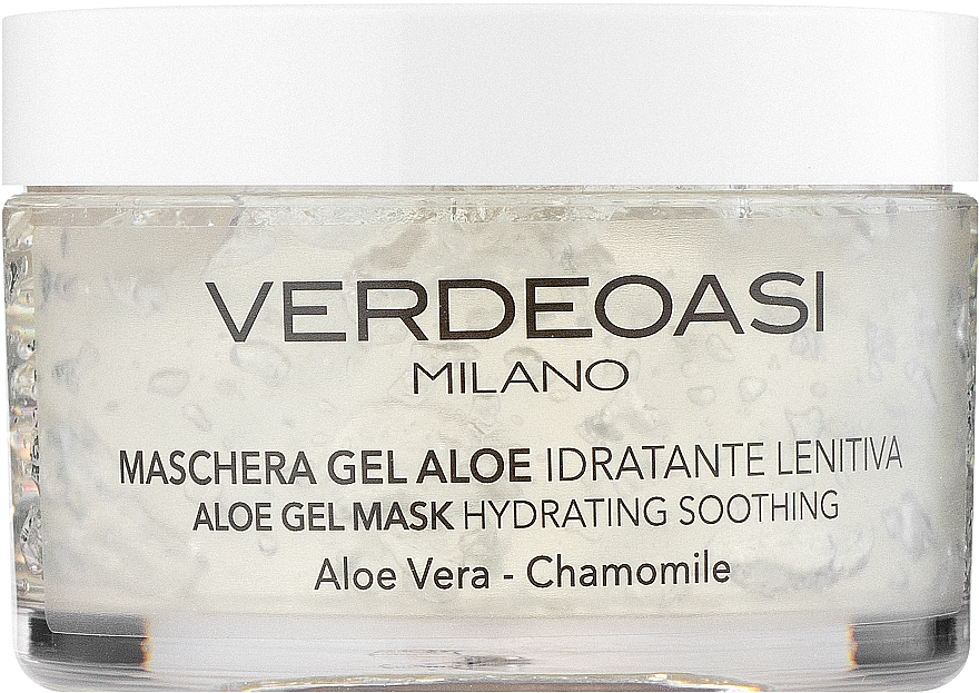 Гелева маска з алое, зволожувальна, заспокійлива - Verdeoasi Aloe Gel Mask Hydrating Soothing