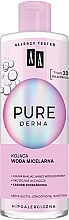 Зволожувальна і заспокійлива міцелярна вода - AA Pure Derma Micellar Water For Make-up Removal — фото N1