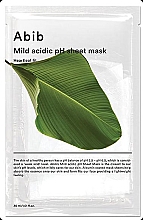 Успокаивающая маска для лица - Abib Abib Mild Acidic pH Heartleaf Sheet Mask — фото N1