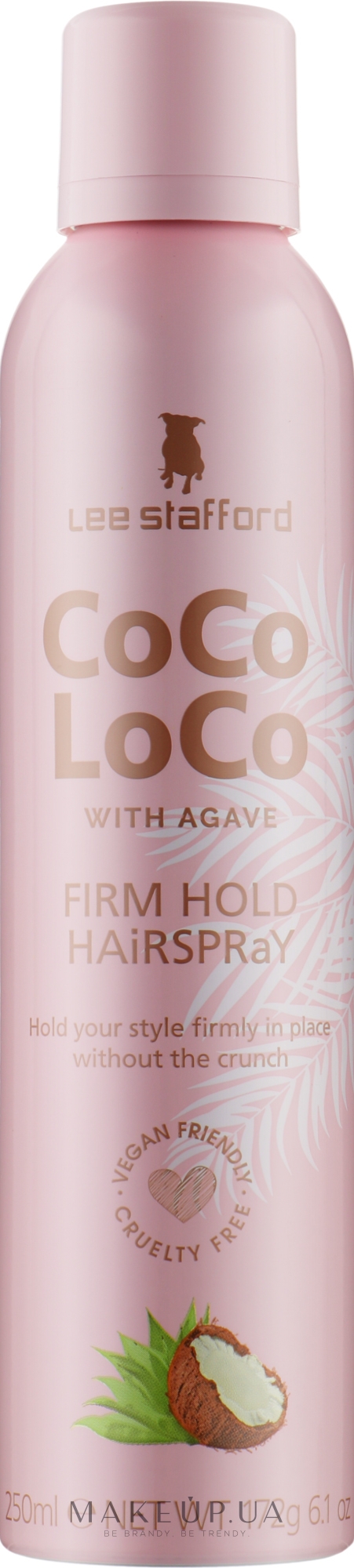 Фиксирующий спрей для волос - Lee Stafford Coco Loco With Agave Coconut Hairspray — фото 250ml