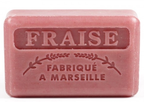 Марсельское мыло "Клубника" - Foufour Savonnette Marseillaise Fraise