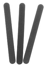 Деревянная пилочка для ногтей, 18 см, черная, 3 шт - Disna — фото N1