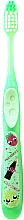 Парфумерія, косметика Дитяча зубна щітка "Kids Junior", салатова - PresiDENT Kids Junior Soft