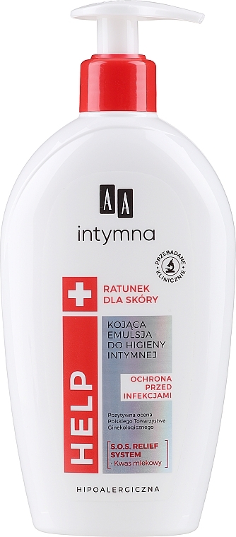 Эмульсия для интимной гигиены - AA Intimate Help+ Emulsion — фото N1