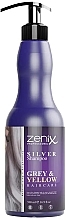 Парфумерія, косметика Срібний шампунь для освітленого, мелірованого та сивого волосся - Zenix Prof Hair Silver Shampoo