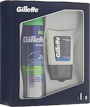 Духи, Парфюмерия, косметика Набор - Gillette Series Sensitive (shv/gel/200ml + ash/balm/75)