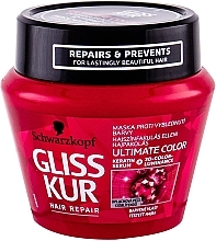 Маска для фарбованого волосся з кератином - Gliss Kur Ultimate Color Anti Fading Hair Mask — фото N5