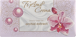 Парфумерія, косметика Крем-мило "З екстрактом орхідеї" - Миловарні традиції Ti Amo Crema