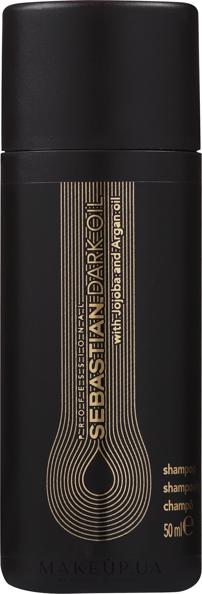 Увлажняющий шампунь для блеска и шелковистости волос - Sebastian Professional Dark Oil — фото 50ml
