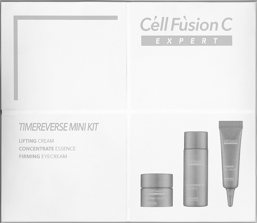 Дорожный набор - Cell Fusion C Expert Timereverse Mini Kit (ser/20ml + cr/5ml + eye/cr/ml) — фото N1