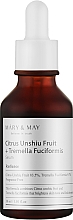 Сыворотка с экстрактом зеленого мандарина и грибами тремелла - Mary & May Citrus Unshiu + Tremella Fuciformis Serum — фото N1