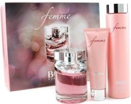 Парфумерія, косметика BOSS Femme - Набір (edp/75ml + b/l/200ml + s/g/50ml)