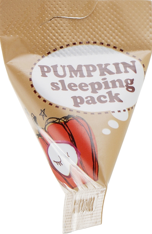 Нічна маска з екстрактом гарбуза - Too Cool For School Pumpkin Sleeping Pack (пробник)