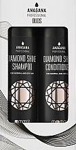 Духи, Парфюмерия, косметика Набор "Бриллиантовый блеск" для всех типов волос - Anagana Professional Diamond Shine Duos (shmp/250ml + cond/250ml)