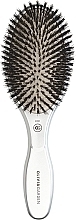 Парфумерія, косметика Щітка для волосся - Olivia Garden Expert Care Oval Silver Hair Brush