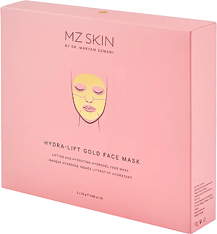 Золота маска для обличчя - MZ Skin Hydra-Lift Gold Face Mask — фото N1