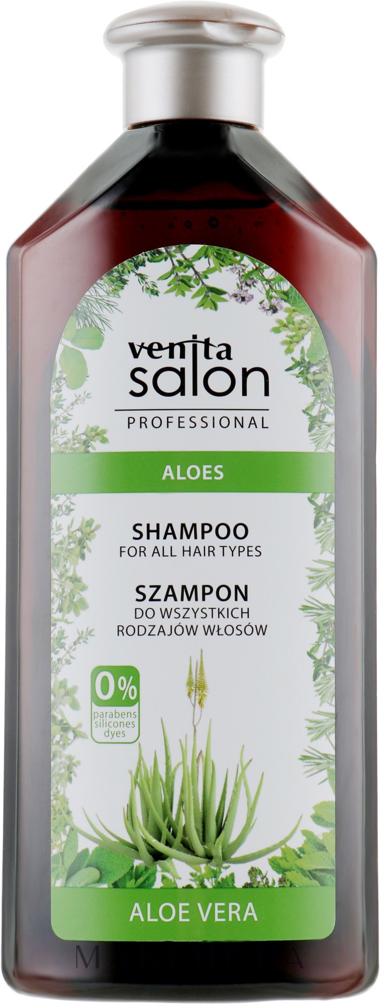 Шампунь для волос - Venita Salon Professional Aloe Vera Shampoo — фото 500ml