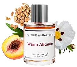 Духи, Парфюмерия, косметика Avenue Des Parfums Warm Alicante - Парфюмированная вода (тестер с крышечкой)