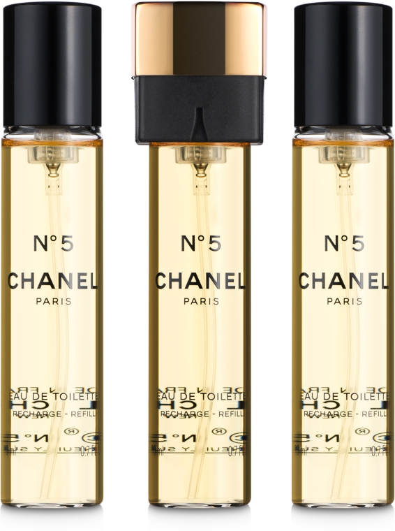 Chanel N5 - Набор (refill/3x20ml) — фото N2