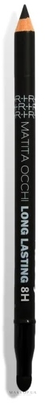 Карандаш для глаз - Rougj+ Long Lasting 8H Eye Pencil — фото Black