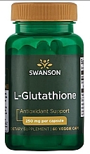 Парфумерія, косметика Амінокислота L-Глутамін - Swanson L-Glutathione 250mg