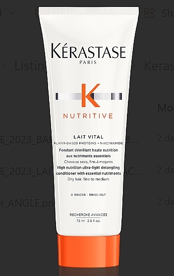 ПОДАРОК! Белая косметичка с тревел-форматами шампуня и фондана - Kerastase Nutritive — фото N3