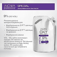 Окислительная эмульсия 9% - jNOWA Professional OXY Emulsion Special 30 vol (дой-пак) — фото N3